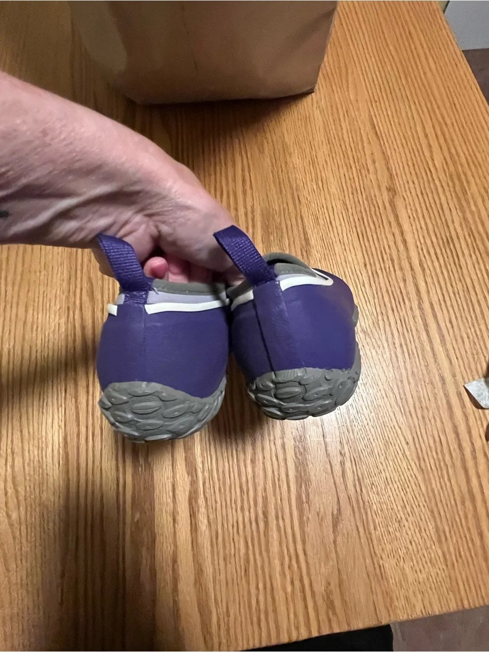 Muckster II Kids Size 2 Purple Rubber Ankle Rain and Snow Muck Boots